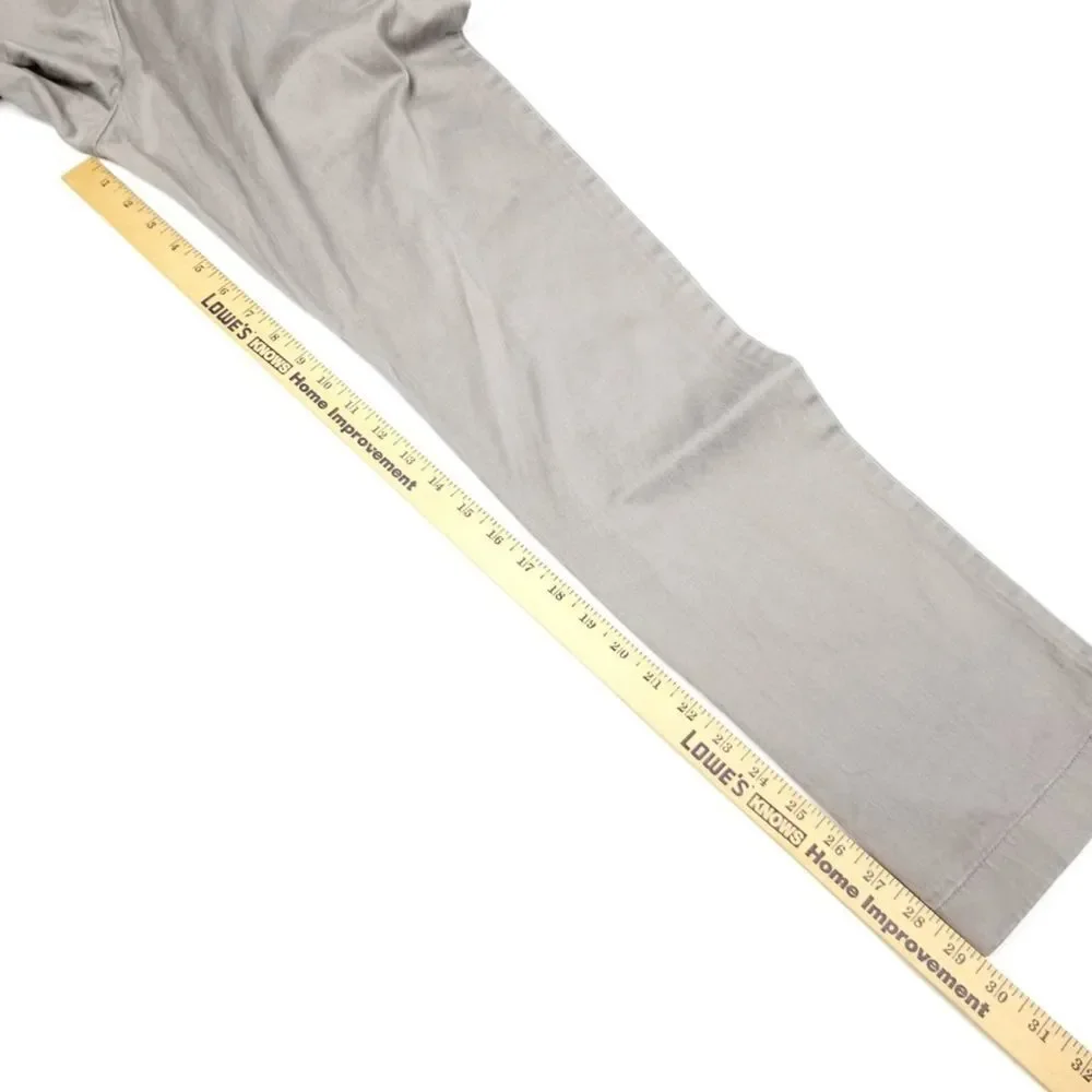 J.Crew 484 Broken In Slim-Fit Washed Gray Chino Pants Minimal Casual Trousers